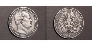 1 Thaler Regno di Prussia (1701-1918) Argento Federico Guglielmo IV di Prussia (1795 - 1861)