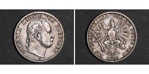 1 Thaler Regno di Prussia (1701-1918) Argento Wilhelm I, German Emperor (1797-1888)