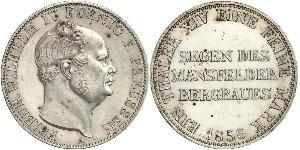 1 Thaler Regno di Prussia (1701-1918) Argento Federico Guglielmo IV di Prussia (1795 - 1861)