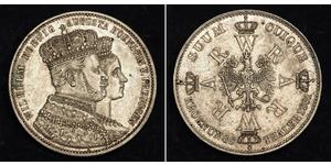 1 Thaler Regno di Prussia (1701-1918) Argento Wilhelm I, German Emperor (1797-1888)