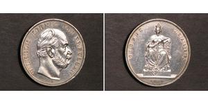 1 Thaler Regno di Prussia (1701-1918) Argento Wilhelm I, German Emperor (1797-1888)