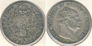1 Thaler Regno di Prussia (1701-1918) Argento Federico Guglielmo IV di Prussia (1795 - 1861)
