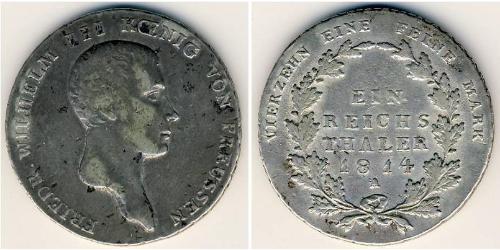 1 Thaler Regno di Prussia (1701-1918) Argento 