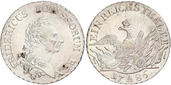 1 Thaler Regno di Prussia (1701-1918) Argento Federico II di Prussia (1712 – 1786)