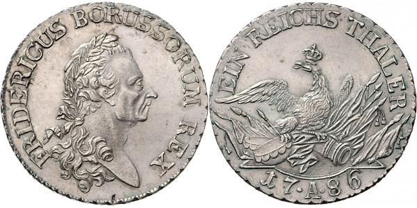 1 Thaler Regno di Prussia (1701-1918) Argento Federico II di Prussia (1712 – 1786)