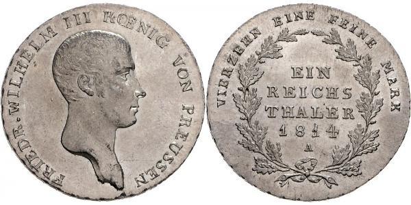 1 Thaler Regno di Prussia (1701-1918) Argento Federico Guglielmo III di Prussia  (1770 -1840)