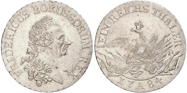 1 Thaler Regno di Prussia (1701-1918) Argento Federico II di Prussia (1712 – 1786)