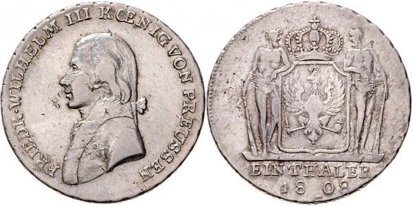 1 Thaler Regno di Prussia (1701-1918) Argento Federico Guglielmo III di Prussia  (1770 -1840)