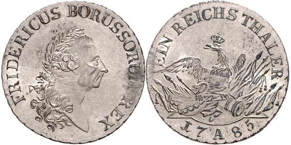 1 Thaler Regno di Prussia (1701-1918) Argento Federico II di Prussia (1712 – 1786)