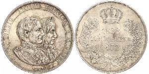 1 Thaler Regno di Sassonia (1806 - 1918) Argento Giovanni di Sassonia