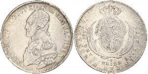 1 Thaler Regno di Sassonia (1806 - 1918) Argento Federico Augusto I (re di Sassonia)