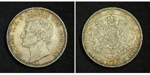 1 Thaler Regno di Sassonia (1806 - 1918) Argento Giovanni di Sassonia