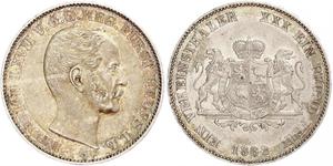 1 Thaler Reuss-Greiz (1778 - 1918) Argento Enrico LXVII di Reuss-Gera