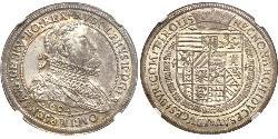 1 Thaler Sacro Romano Impero (962-1806) Argento Rodolfo II del Sacro Romano Impero (1552 - 1612)