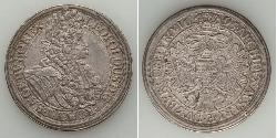 1 Thaler Sacro Romano Impero (962-1806) Argento Leopoldo I d