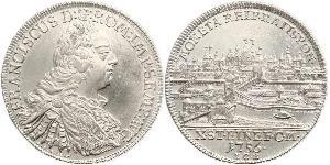 1 Thaler Sacro Romano Impero (962-1806) Argento Francesco I di Lorena(1708-1765)