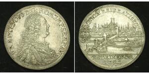1 Thaler Sacro Romano Impero (962-1806) Argento Francesco I di Lorena(1708-1765)