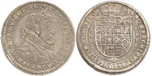 1 Thaler Sacro Romano Impero (962-1806) Argento Rodolfo II del Sacro Romano Impero (1552 - 1612)