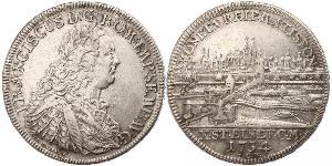 1 Thaler Sacro Romano Impero (962-1806) Argento Francesco I di Lorena(1708-1765)
