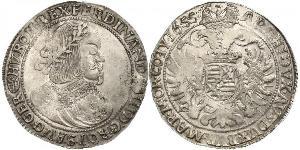 1 Thaler Sacro Romano Impero (962-1806) Argento Ferdinand III, Holy Roman Emperor (1608-1657)