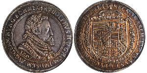 1 Thaler Sacro Romano Impero (962-1806) Argento Rodolfo II del Sacro Romano Impero (1552 - 1612)