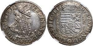 1 Thaler Sacro Romano Impero (962-1806) Argento Ferdinando II d