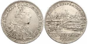 1 Thaler Sacro Romano Impero (962-1806) Argento Francesco I di Lorena(1708-1765)
