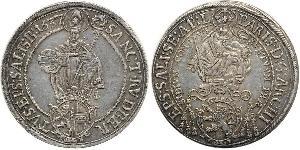 1 Thaler Sacro Romano Impero (962-1806) Argento 