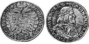 1 Thaler Sacro Romano Impero (962-1806) Argento 