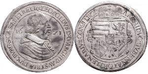1 Thaler Sacro Romano Impero (962-1806) Argento Leopoldo V d