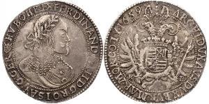 1 Thaler Sacro Romano Impero (962-1806) Argento Ferdinand III, Holy Roman Emperor (1608-1657)