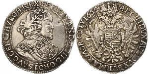 1 Thaler Sacro Romano Impero (962-1806) Argento Ferdinand III, Holy Roman Emperor (1608-1657)