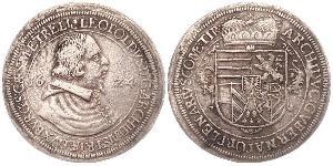 1 Thaler Sacro Romano Impero (962-1806) Argento Leopoldo V d