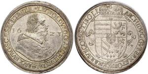 1 Thaler Sacro Romano Impero (962-1806) Argento Leopoldo V d