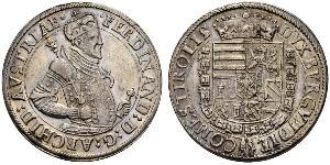 1 Thaler Sacro Romano Impero (962-1806) Argento Ferdinando II d