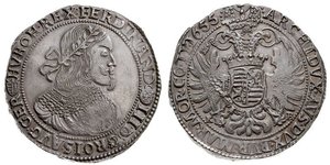 1 Thaler Sacro Romano Impero (962-1806) Argento Ferdinand III, Holy Roman Emperor (1608-1657)