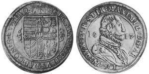 1 Thaler Sacro Romano Impero (962-1806) Argento 