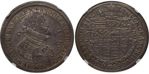 1 Thaler Sacro Romano Impero (962-1806) Argento Rodolfo II del Sacro Romano Impero (1552 - 1612)