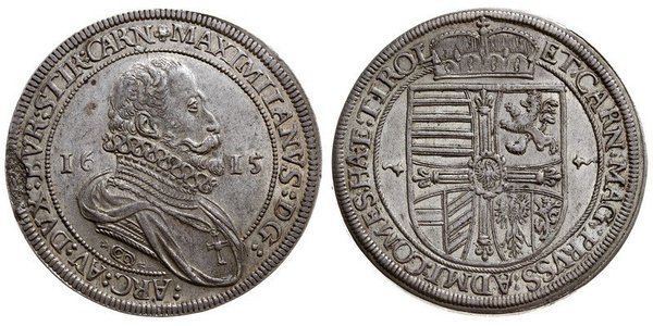 1 Thaler Sacro Romano Impero (962-1806) Argento 