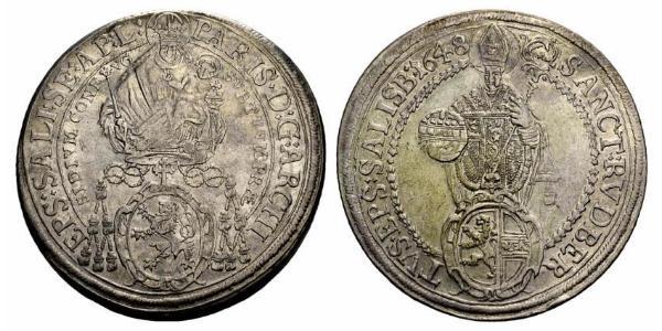 1 Thaler Sacro Romano Impero (962-1806) Argento 