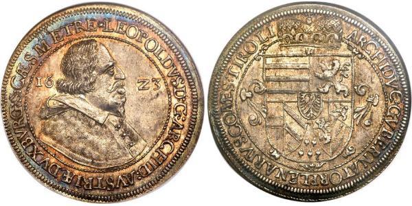 1 Thaler Sacro Romano Impero (962-1806) Argento Leopoldo V d
