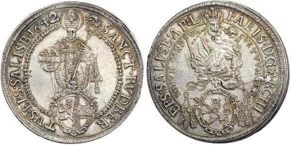 1 Thaler Sacro Romano Impero (962-1806) Argento 