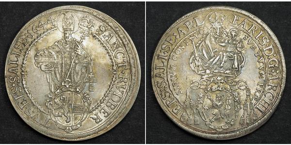 1 Thaler Sacro Romano Impero (962-1806) Argento 