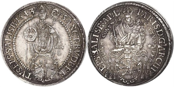1 Thaler Sacro Romano Impero (962-1806) Argento 