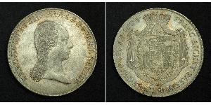 1 Thaler Salisburgo Argento Ferdinand III, Holy Roman Emperor (1608-1657)