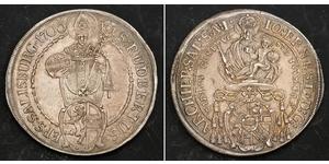 1 Thaler Salisburgo Argento 