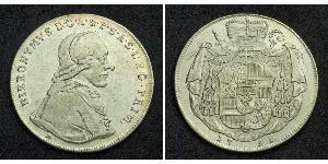 1 Thaler Salisburgo Argento Hieronymus von Colloredo (1732 - 1812)