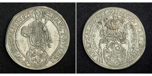 1 Thaler Salisburgo Argento 