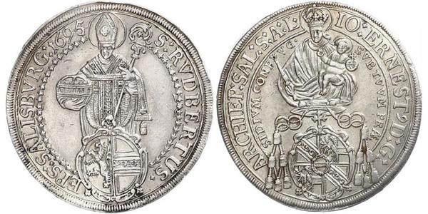 1 Thaler Salisburgo Argento 