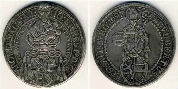 1 Thaler Salisburgo Argento 